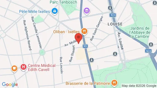 Apartments for rent in Brussels Elsene - Photo from Google Street View