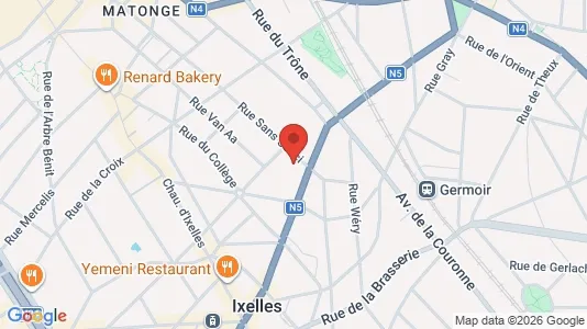 Apartments for rent in Brussels Elsene - Photo from Google Street View