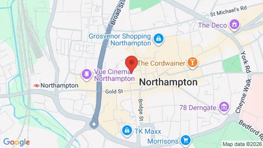Apartments for rent in Northampton - Northamptonshire - Photo from Google Street View