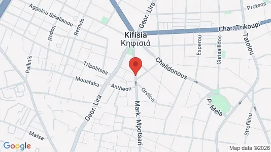 Apartments for rent i Kifisia - kort over placeringen