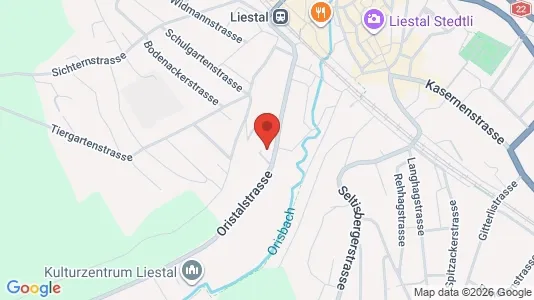 Apartments for rent i Liestal - kort over placeringen