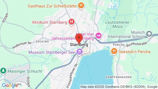 Houses for rent i Starnberg - kort over placeringen