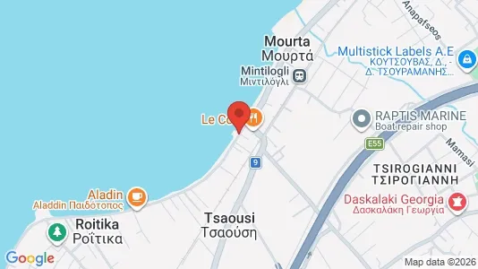 Apartments for rent i Patras - kort over placeringen
