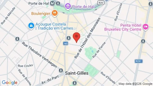 Apartments for rent in Brussels Sint-Gillis - Photo from Google Street View