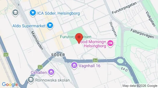 Apartments for rent i Helsingborg - kort over placeringen