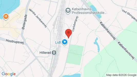 Apartments for rent i Hillerød - kort over placeringen