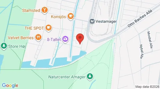 Apartments for rent i Copenhagen S - kort over placeringen