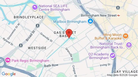 Apartments for rent i Birmingham - West Midlands - kort over placeringen