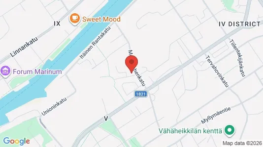 Apartments for rent i Turku - kort over placeringen