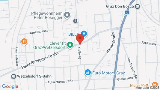 Apartments for rent i Graz - kort over placeringen