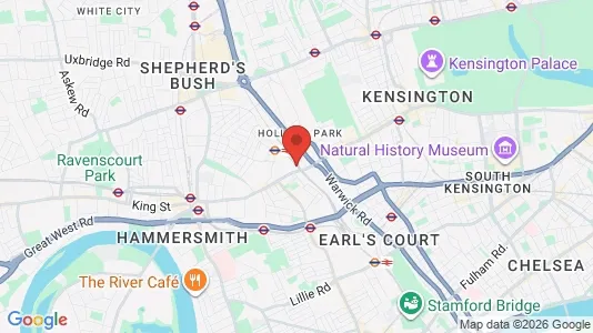 Apartments for rent in London W14 - Photo from Google Street View