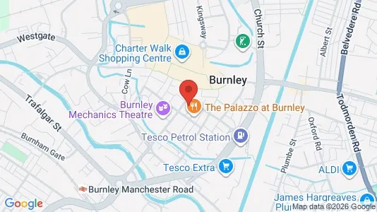 Apartments for rent i Burnley - Lancashire - kort over placeringen