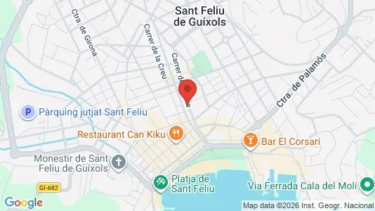 Apartments for rent in Sant Feliu de Guíxols - Photo from Google Street View