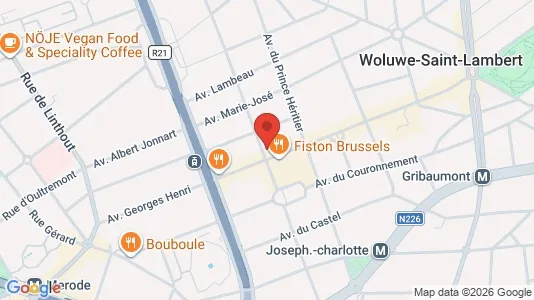 Apartments for rent i Brussels Sint-Lambrechts-Woluwe - kort over placeringen