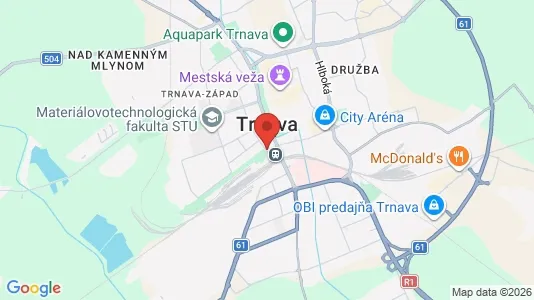 Apartments for rent in Trnava - Photo from Google Street View
