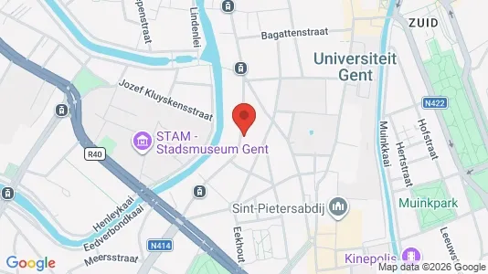 Apartments for rent i Stad Gent - kort over placeringen