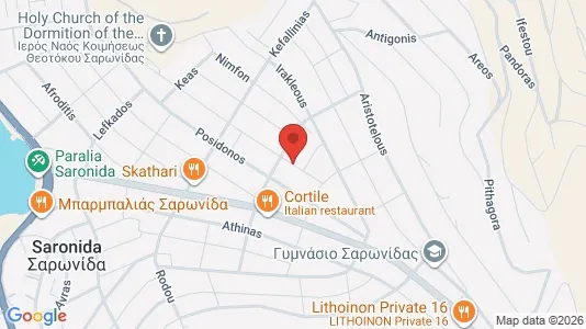 Apartments for rent i Lavreotiki - kort over placeringen