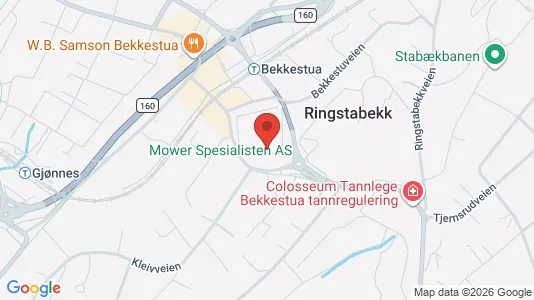 Apartments for rent i Bærum - kort over placeringen