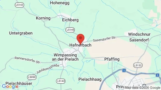 Apartments for rent i Hafnerbach - kort over placeringen