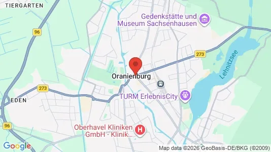 Apartments for rent i Oberhavel - kort over placeringen