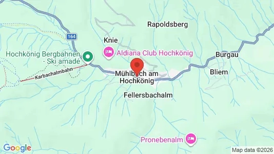 Apartments for rent in Mühlbach am Hochkönig - Photo from Google Street View
