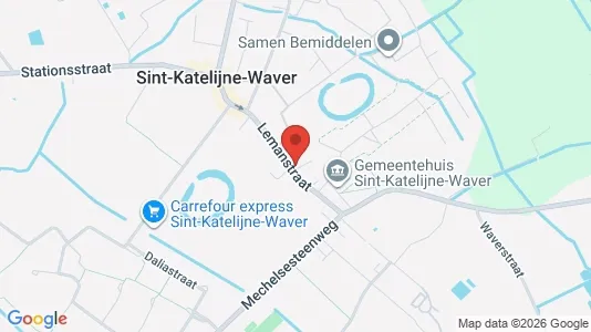 Apartments for rent i Sint-Katelijne-Waver - kort over placeringen