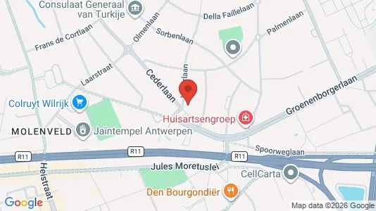 Apartments for rent i Antwerp Wilrijk - kort over placeringen