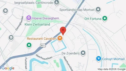 Apartments for rent i Mortsel - kort over placeringen