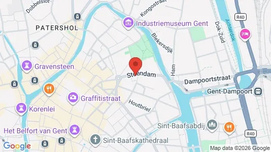 Apartments for rent i Stad Gent - kort over placeringen