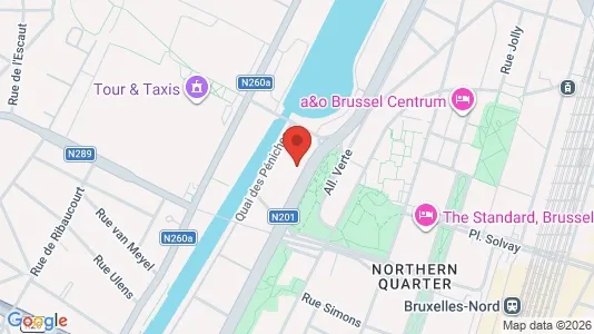 Apartments for rent i Stad Brussel - kort over placeringen