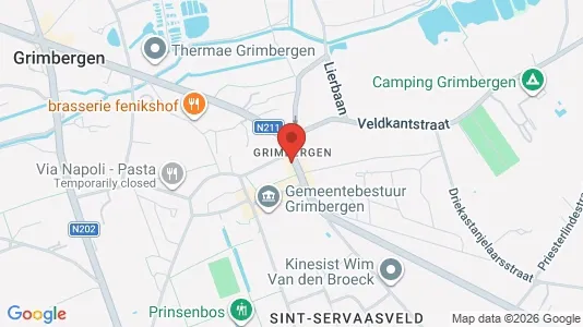 Apartments for rent i Grimbergen - kort over placeringen