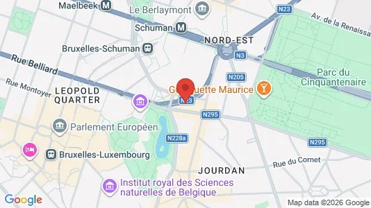 Apartments for rent i Brussels Etterbeek - kort over placeringen