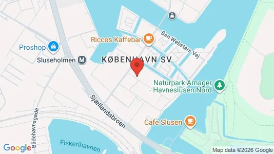 Apartments for rent i Copenhagen SV - kort over placeringen
