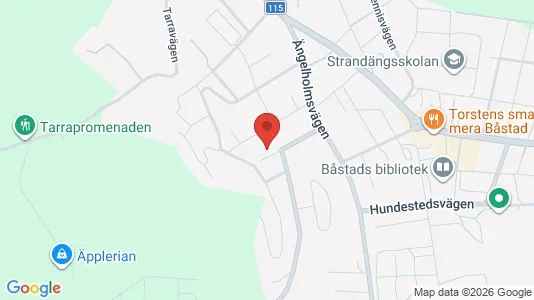 Apartments for rent i Båstad - kort over placeringen