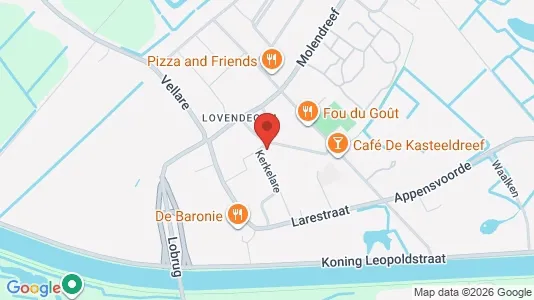 Apartments for rent i Lievegem - kort over placeringen