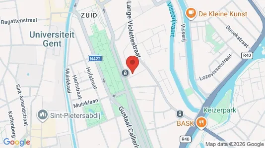 Apartments for rent i Stad Gent - kort over placeringen