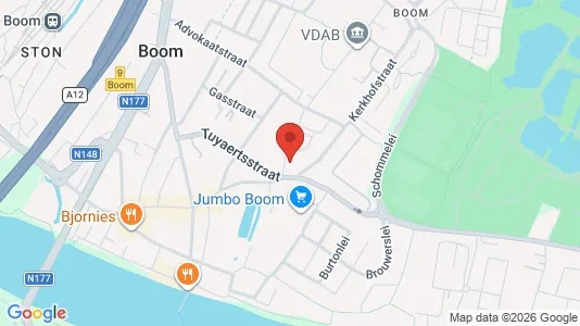 Apartments for rent i Boom - kort over placeringen
