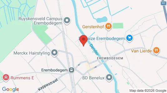 Apartments for rent i Aalst - kort over placeringen
