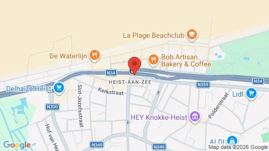 Apartments for rent i Knokke-Heist - kort over placeringen