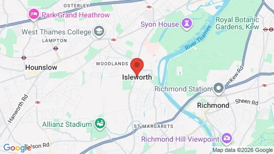 Apartments for rent i Isleworth - Middlesex - kort over placeringen