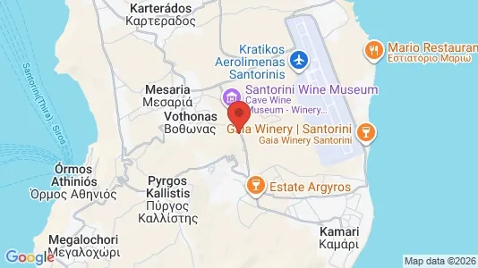 Houses for rent in Santorini - Photo from Google Street View