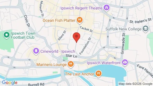 Apartments for rent i Ipswich - Suffolk - kort over placeringen