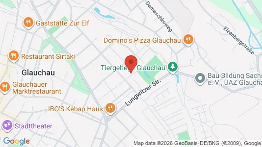 Apartments for rent i Zwickau - kort over placeringen