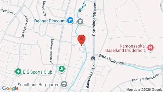 Apartments for rent i Arlesheim - kort over placeringen