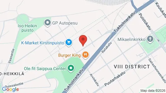 Apartments for rent i Turku - kort over placeringen