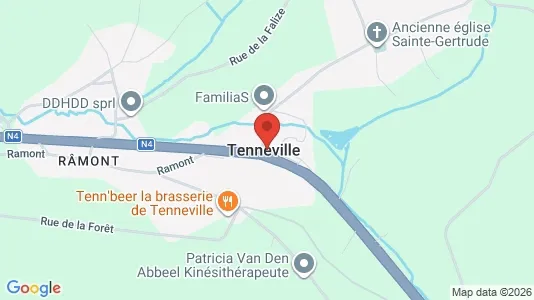 Apartments for rent i Tenneville - kort over placeringen