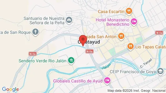 Apartments for rent in Calatayud - Photo from Google Street View