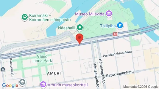 Apartments for rent i Tampere Keskinen - kort over placeringen