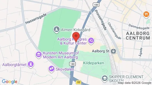 Apartments for rent i Aalborg Center - kort over placeringen