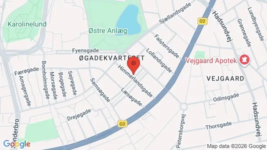 Apartments for rent i Aalborg Center - kort over placeringen